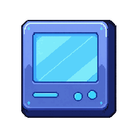 hologram projector  glowing blue interface