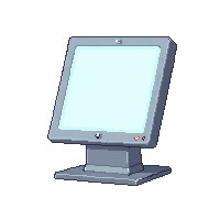 hologram projector  sleek white clean