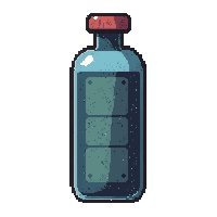oxygen tank  transparent with circuits