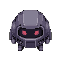 repair drone small  dark gunmetal grey