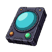 scanner tricorder  crystal powered gem