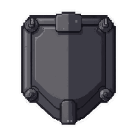 shield generator belt  dark gunmetal grey