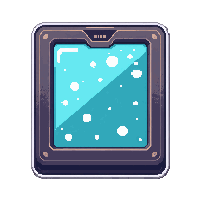 teleporter beacon  frozen in stasis