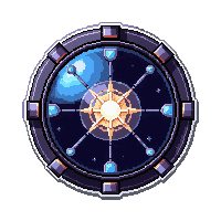 warp drive core  damaged sparking