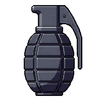 emp grenade device  matte dark gunmetal