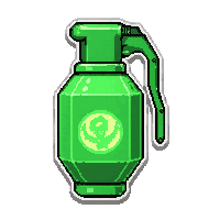 emp grenade device  neon green plasma