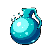 fusion grenade  cyan electric arcs