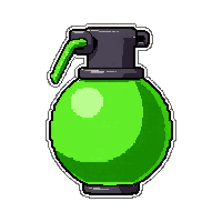 fusion grenade  neon green plasma