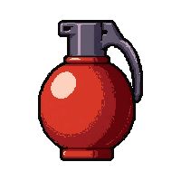 fusion grenade  pulsing red hot