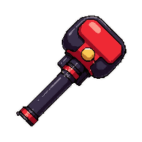gravity hammer  pulsing red hot