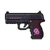 ion blaster gun  alien organic texture