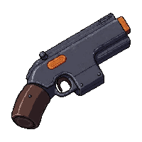 ion blaster gun  matte dark gunmetal