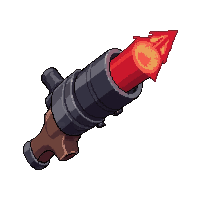 ion blaster gun  pulsing red hot