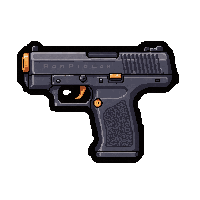 laser pistol beam  battle worn scratched