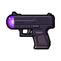 laser pistol beam  purple void energy