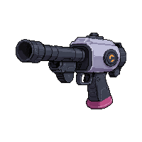 mech arm cannon  alien organic texture