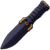 nano blade knife  carbon black stealth