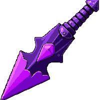 nano blade knife  purple void energy