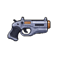 neutron blaster  chrome metallic silver