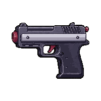 phaser stun gun  chrome metallic silver