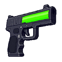 phaser stun gun  neon green plasma