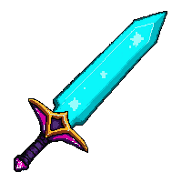 photon sword blade  cyan electric arcs