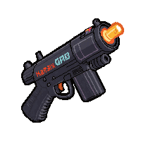 plasma rifle cannon  orange warning lights