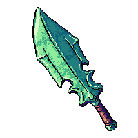 quantum shard blade  alien organic texture