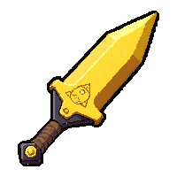 quantum shard blade  yellow hazard marked