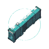 rail gun magnetic  cyan electric arcs