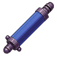 rail gun magnetic  glowing blue energy