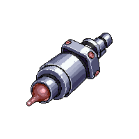 void energy cannon  chrome metallic silver