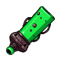 void energy cannon  neon green plasma