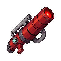 void energy cannon  pulsing red hot