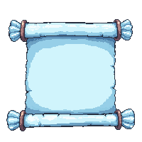 ice frost scroll  unrolled open flat