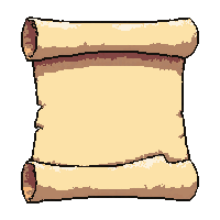 mind control scroll  unrolled open flat