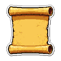 resurrection golden scroll  glowing magical aura