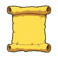 resurrection golden scroll  unrolled open flat
