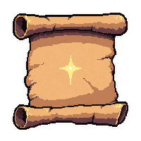 shield defense scroll  glowing magical aura