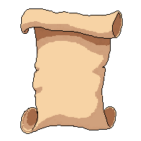 summon creature scroll  rolled parchment tied