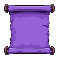teleport purple scroll  wax sealed shut