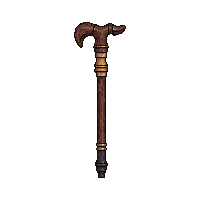 cane walking stick  combat modified