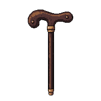 cane walking stick  pristine tailored