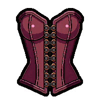 corset mechanical  rich burgundy red
