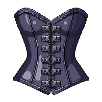 corset mechanical  silver buckle clasp