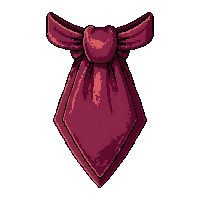 cravat necktie silk  pristine tailored