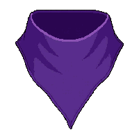 cravat necktie silk  royal purple satin