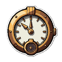 earring clock hand  pilot windswept