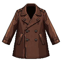 leather duster coat  chocolate brown suede