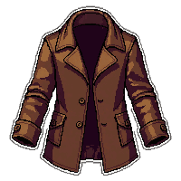 leather duster coat  pilot windswept
